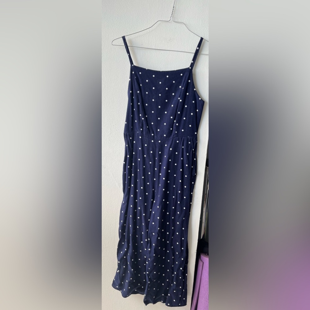 Polka dot jump suit